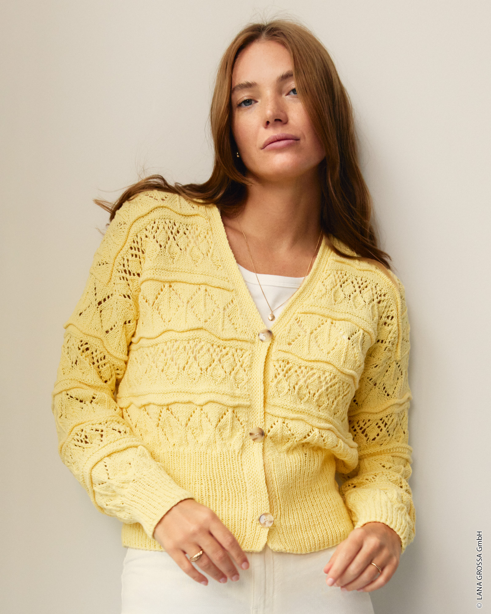 Strickset Cardigan Aus Elastico Von Lana Grossa 1 Strickset Cardigan Aus Elastico Von Lana Grossa