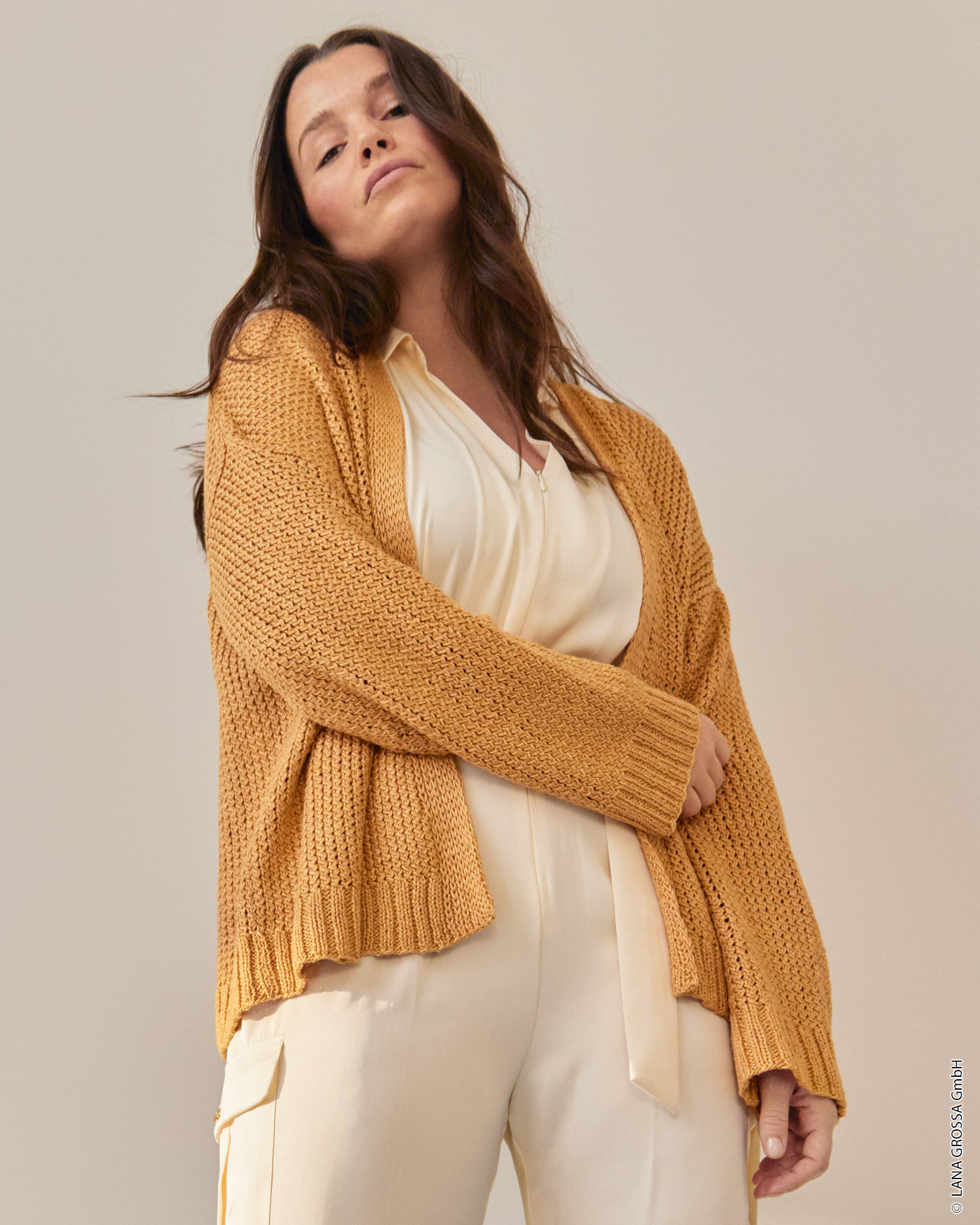 Strickset Cardigan Aus Linarte Von Lana Grossa 1 Strickset Cardigan Aus Linarte Von Lana Grossa
