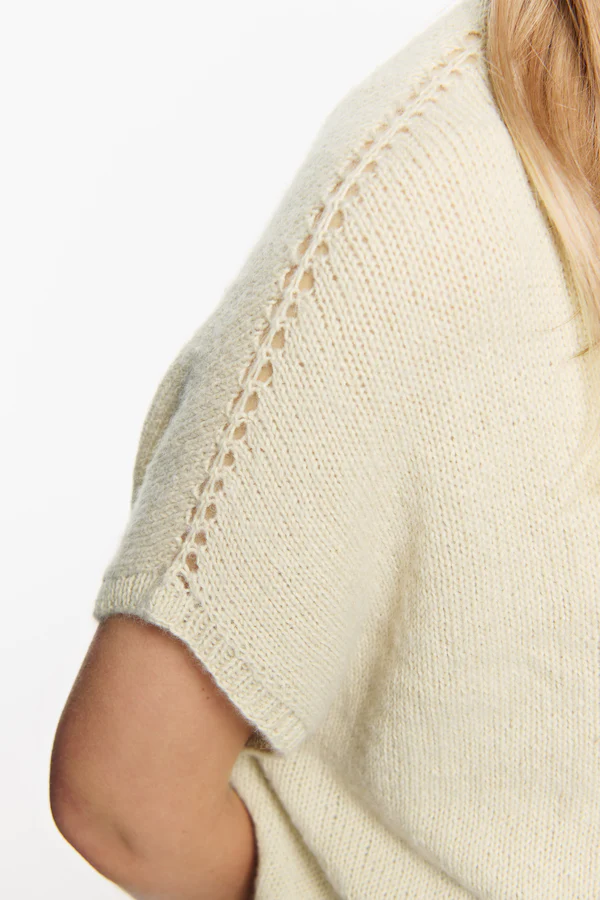 Strickset Lucia Vest Aus Ecopuno Von Lana Grossa 2 Strickset Lucia Vest Aus Ecopuno Von Lana Grossa – Bild 2