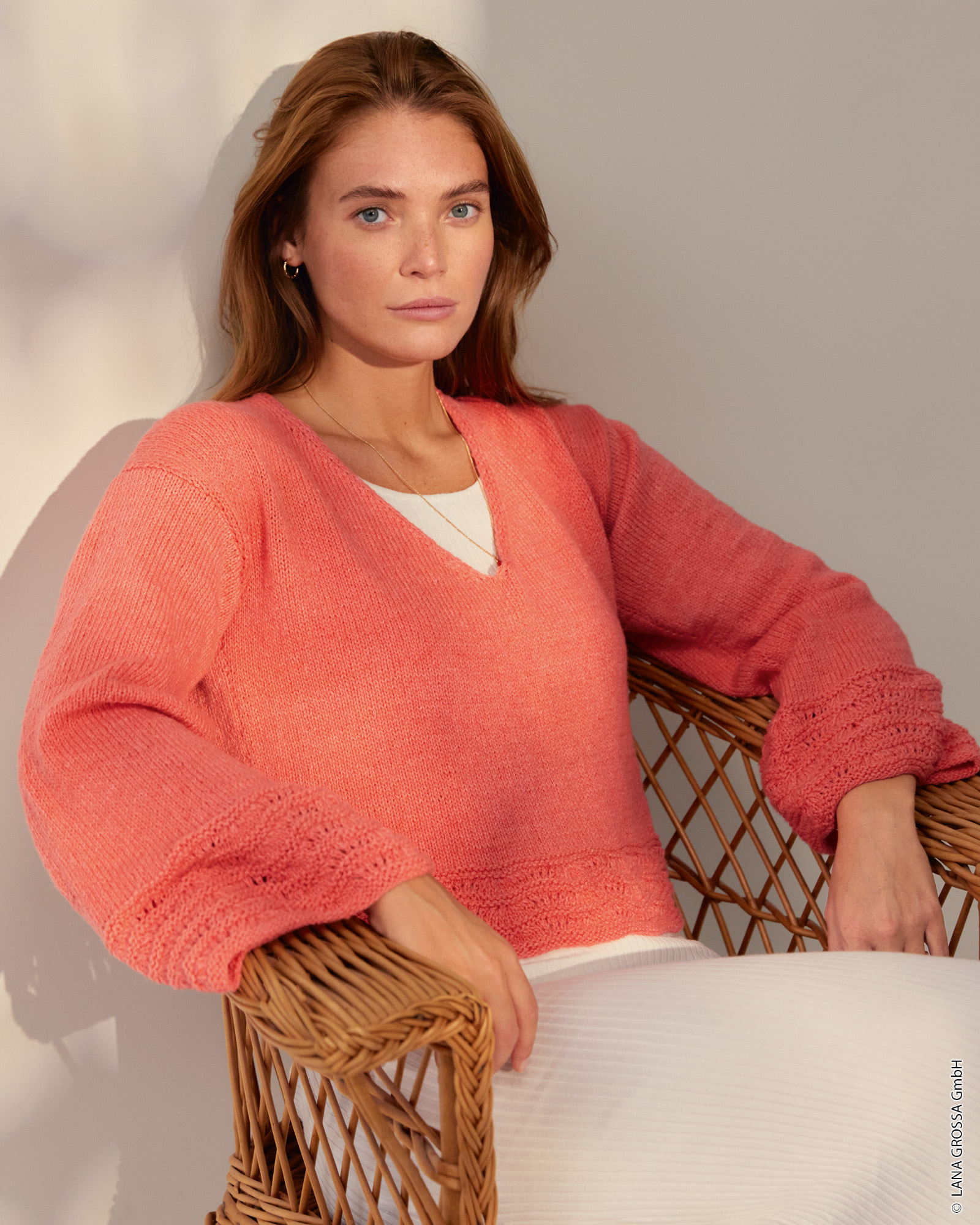 Strickset Pullover Aus Alta Moda Cotolana Von Lana Grossa 1 Strickset Pullover Aus Alta Moda Cotolana Von Lana Grossa