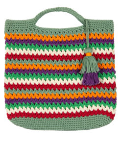 Strickset Strandtasche Im Zickzackmuster Aus Promessa Von Lana Grossa 3 Strickset Strandtasche Im Zickzackmuster Aus Promessa Von Lana Grossa – Bild 2
