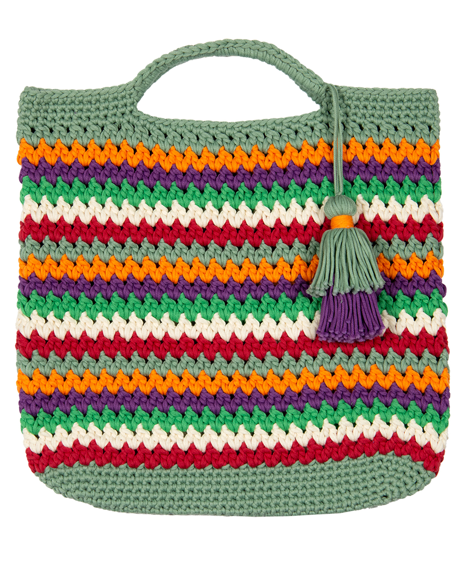 Strickset Strandtasche Im Zickzackmuster Aus Promessa Von Lana Grossa 2 Strickset Strandtasche Im Zickzackmuster Aus Promessa Von Lana Grossa – Bild 2