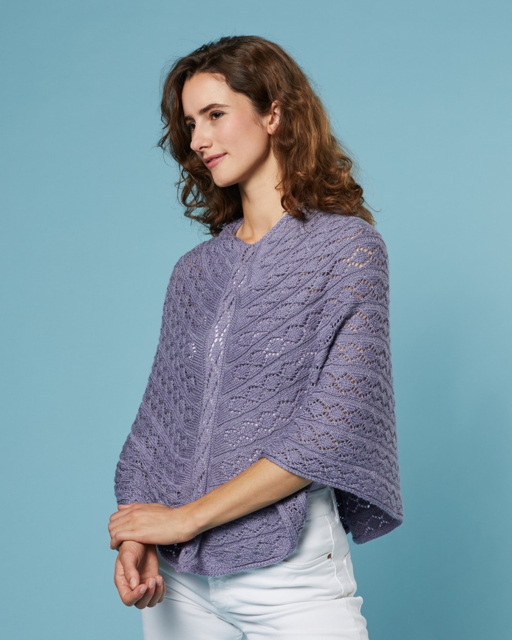 Strickset Dina Poncho Aus Lima Von Lamana 2 Strickset Dina Poncho Aus Lima Von Lamana – Bild 2
