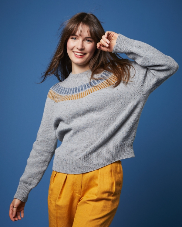 Strickset Pullover Pauline Aus Como Tweed (Oder Como, Como Cashmere) Von Lamana 2 Strickset Pullover Pauline Aus Como Tweed (Oder Como, Como Cashmere) Von Lamana – Bild 2