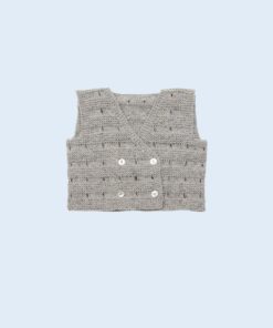 Strickset Baby Weste Aus Como Tweed Von Lamana 4 Strickset Baby Weste Aus Como Tweed Von Lamana – Bild 2