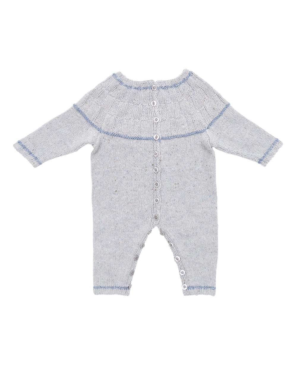 Strickset Baby Strampler Aus Como Tweed Von Lamana 2 Strickset Baby Strampler Aus Como Tweed Von Lamana – Bild 2