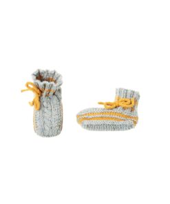 Strickset Baby Puschen aus Como Tweed und Como von Lamana