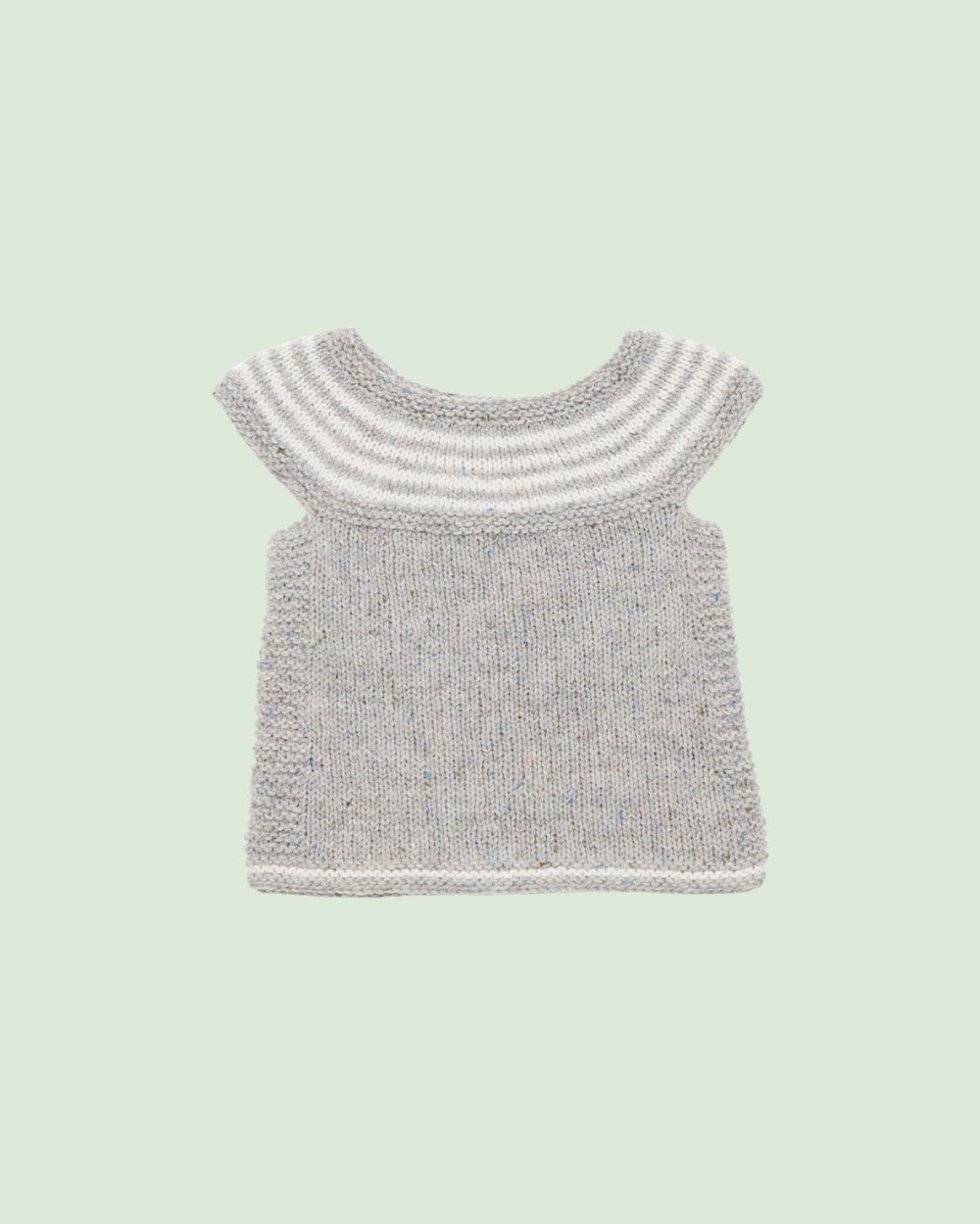 Strickset Baby Pullunder Aus Como Tweed Und Como Von Lamana 2 Strickset Baby Pullunder Aus Como Tweed Und Como Von Lamana – Bild 2