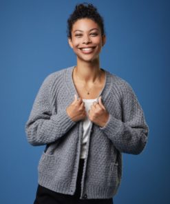 Strickset Cardigan Freya aus Como Grande von Lamana
