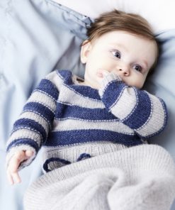 Strickset Baby Ringelpulli aus Como von Lamana