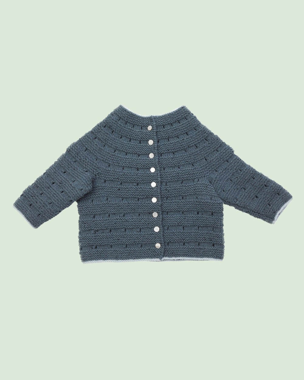 Strickset Baby Jacke Aus Como Tweed Und Como Von Lamana 3 Strickset Baby Jacke Aus Como Tweed Und Como Von Lamana – Bild 3