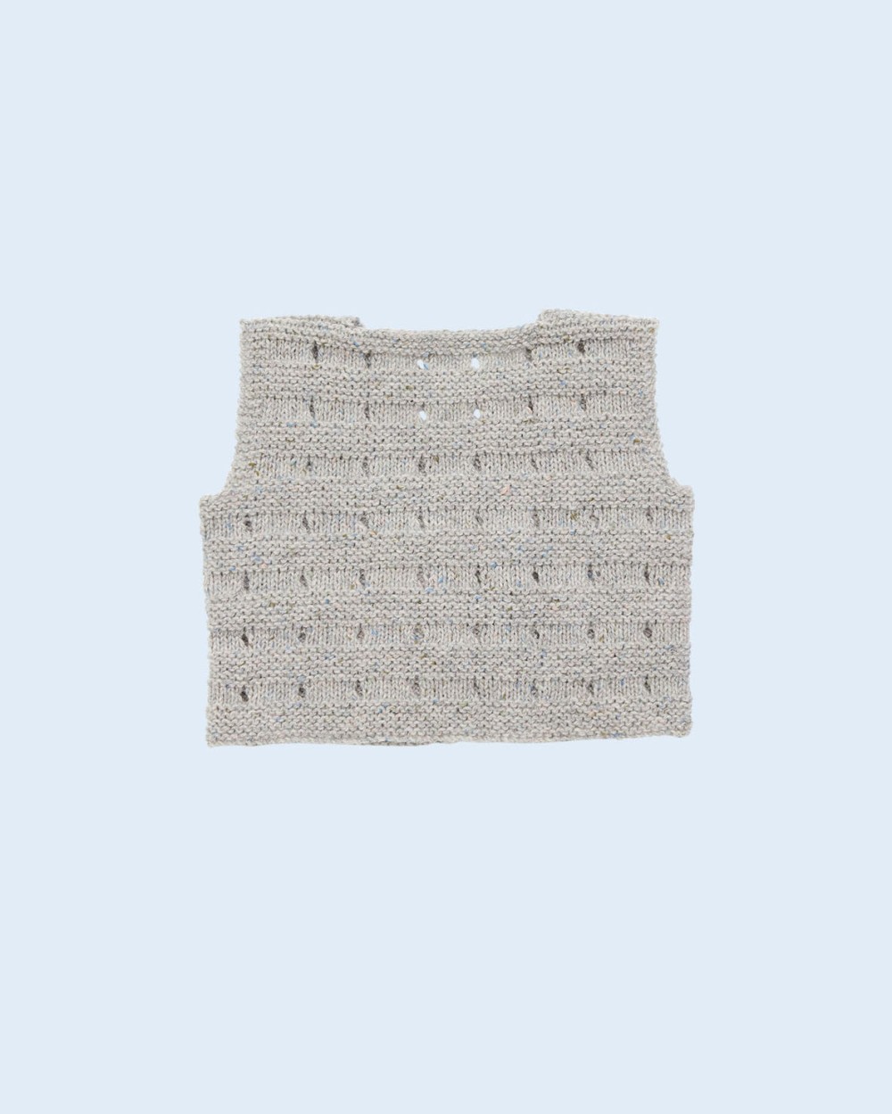Strickset Baby Weste Aus Como Tweed Von Lamana 3 Strickset Baby Weste Aus Como Tweed Von Lamana – Bild 3