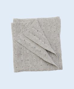 Strickset Baby Decke aus Como Tweed von Lamana