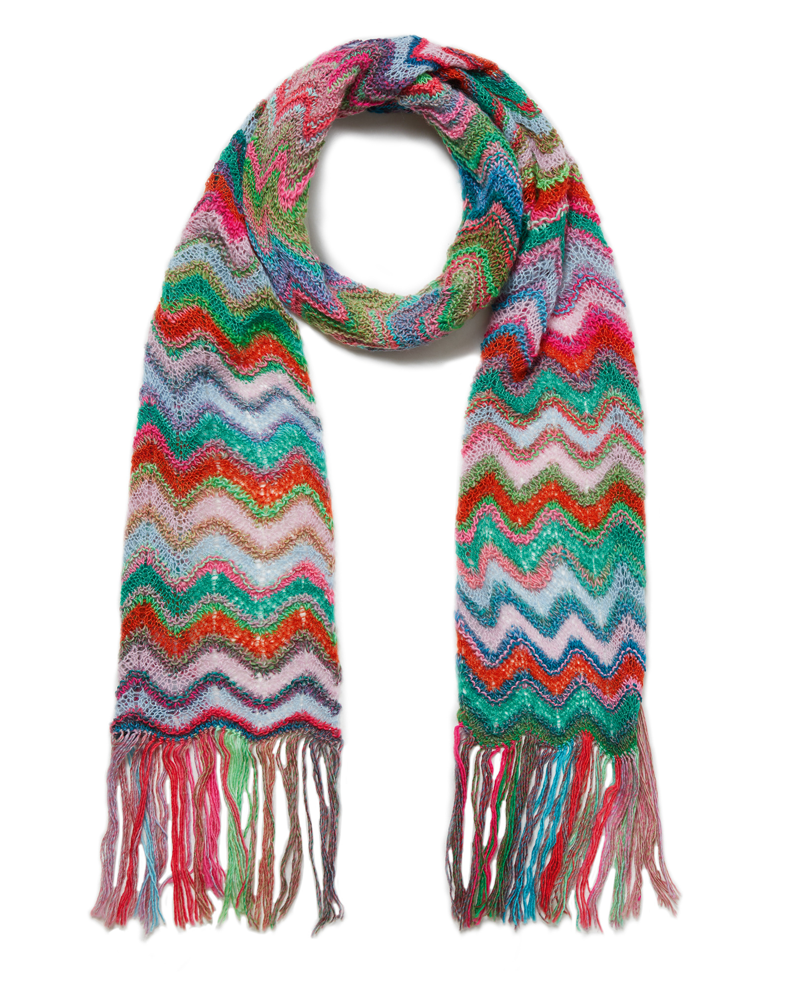 Strickset Schal Aus Colorissimo Und Soffio Von Lana Grossa 2 Strickset Schal Aus Colorissimo Und Soffio Von Lana Grossa – Bild 2