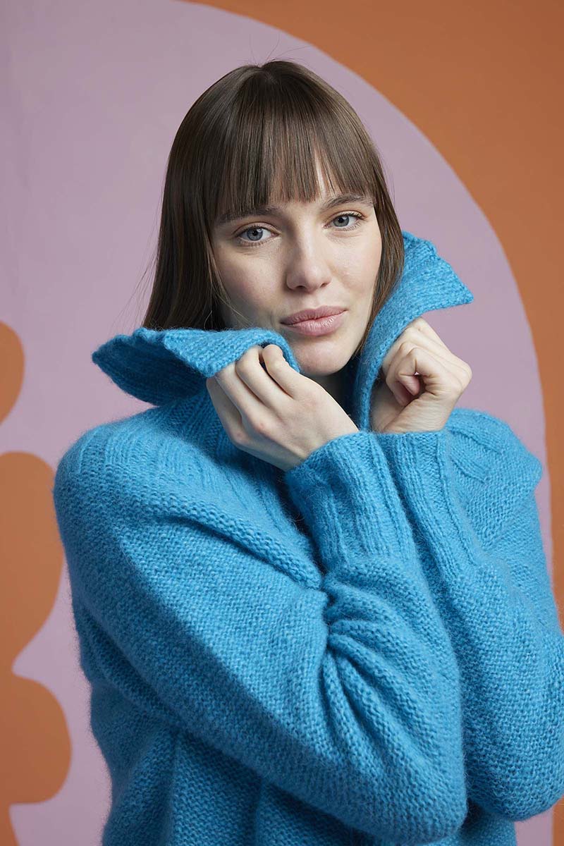 Strickset Jacke Aus Malou Light Von Lang Yarns 2 Strickset Jacke Aus Malou Light Von Lang Yarns – Bild 2