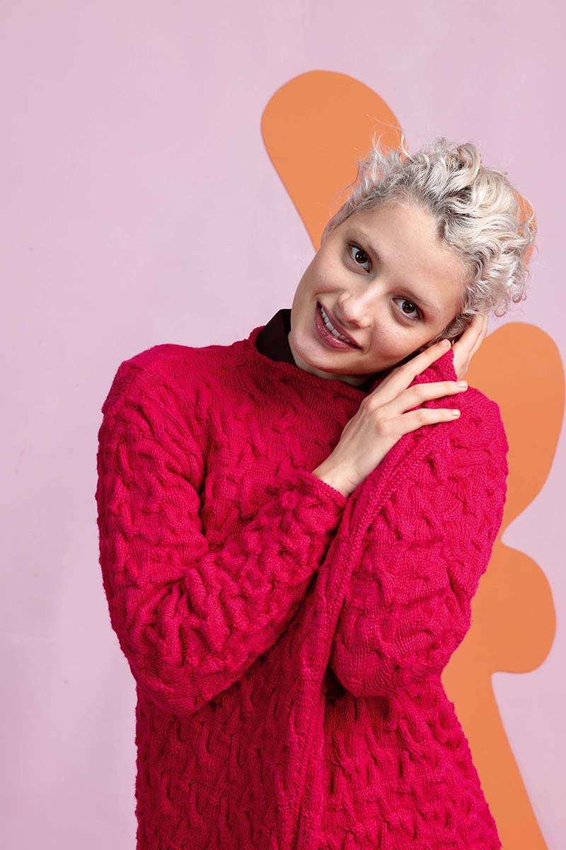 Strickset Jacke Aus Venus Von Lang Yarns 2 Strickset Jacke Aus Venus Von Lang Yarns – Bild 2