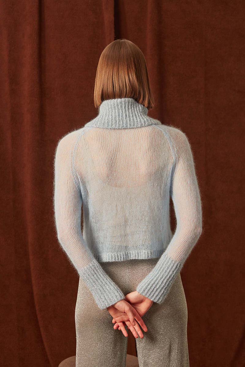 Strickset Pullover Aus Mohair 21 Von Lang Yarns 3 Strickset Pullover Aus Mohair 21 Von Lang Yarns – Bild 3