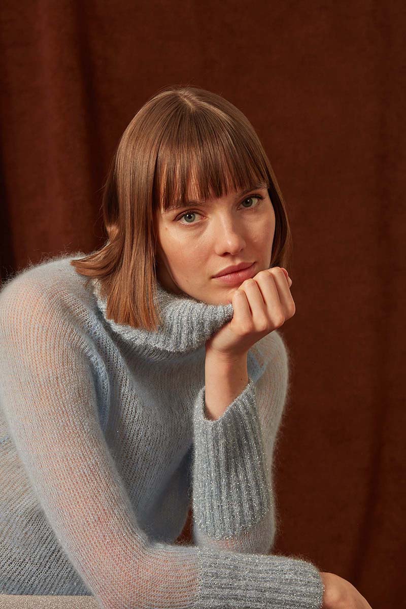 Strickset Pullover Aus Mohair 21 Von Lang Yarns 4 Strickset Pullover Aus Mohair 21 Von Lang Yarns – Bild 4