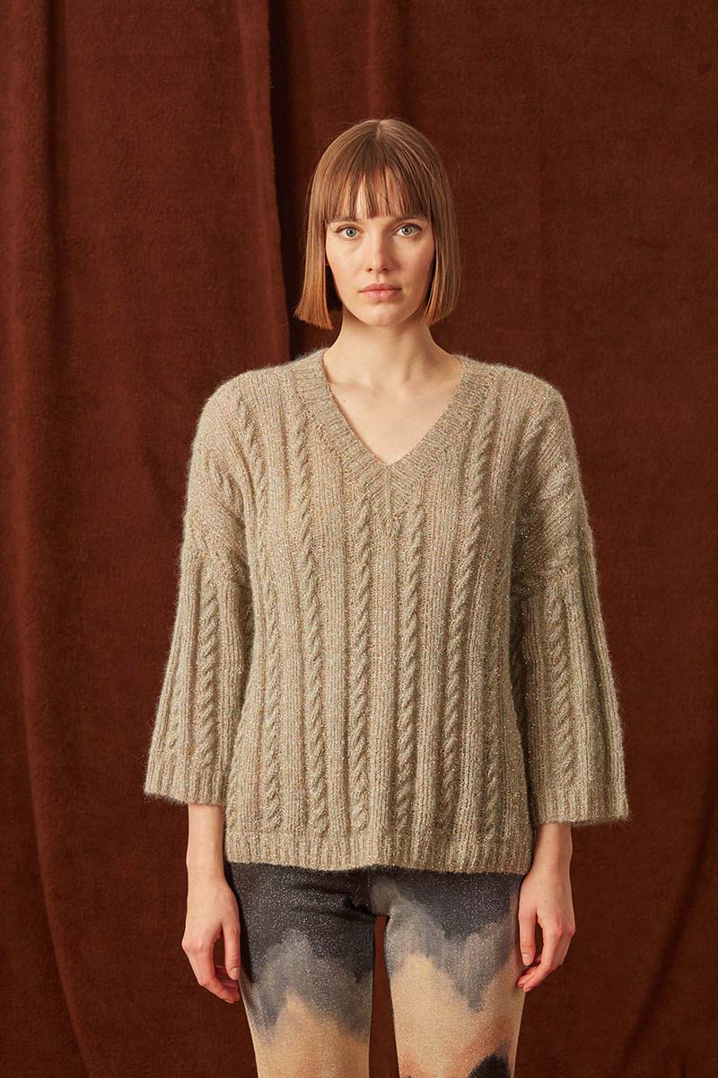 Strickset Pullover Aus Mohair 21 Von Lang Yarns 4 Strickset Pullover Aus Mohair 21 Von Lang Yarns – Bild 4