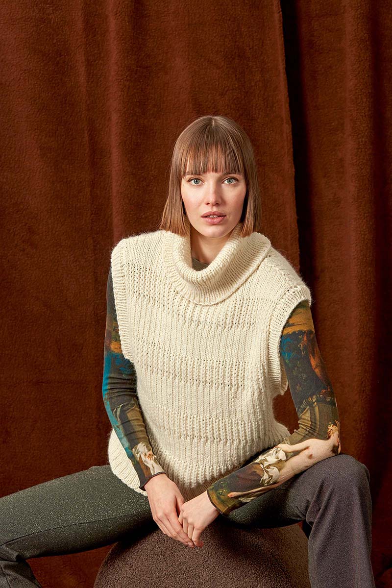Strickset Pullunder Aus Carpe Diem Von Lang Yarns 1 Strickset Pullunder Aus Carpe Diem Von Lang Yarns