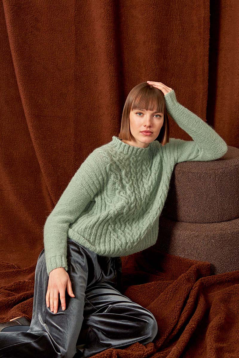 Strickset Pullover Aus Malou Light Von Lang Yarns 1 Strickset Pullover Aus Malou Light Von Lang Yarns