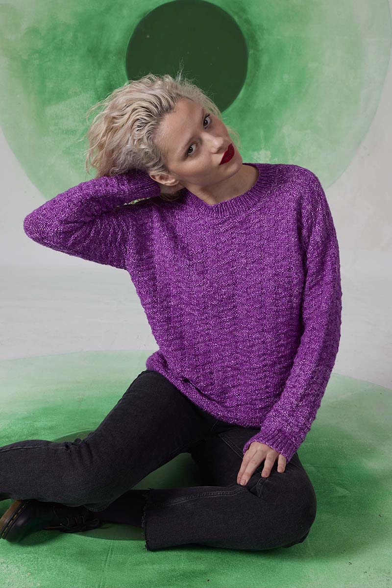 Strickset Pullover Aus Fortuna Von Lang Yarns 2 Strickset Pullover Aus Fortuna Von Lang Yarns – Bild 2