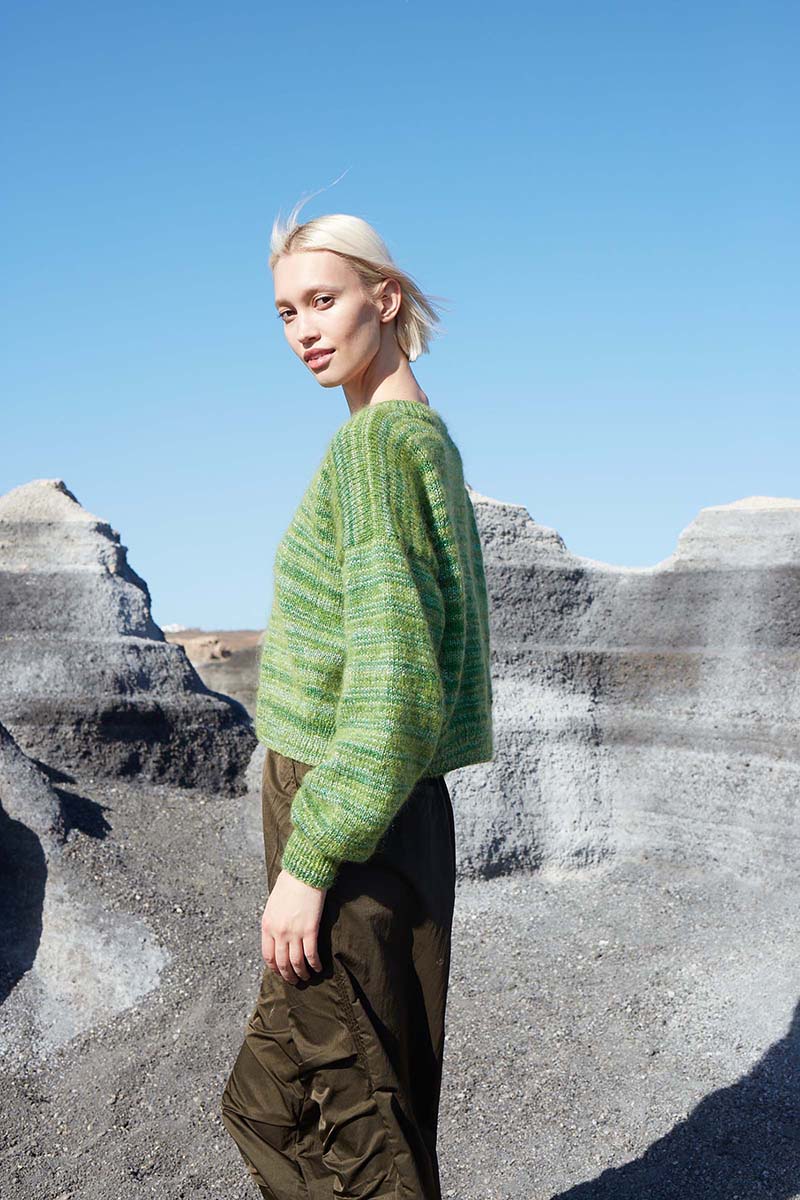 Strickset Pullover Aus Glamour Von Lang Yarns 4 Strickset Pullover Aus Glamour Von Lang Yarns – Bild 4