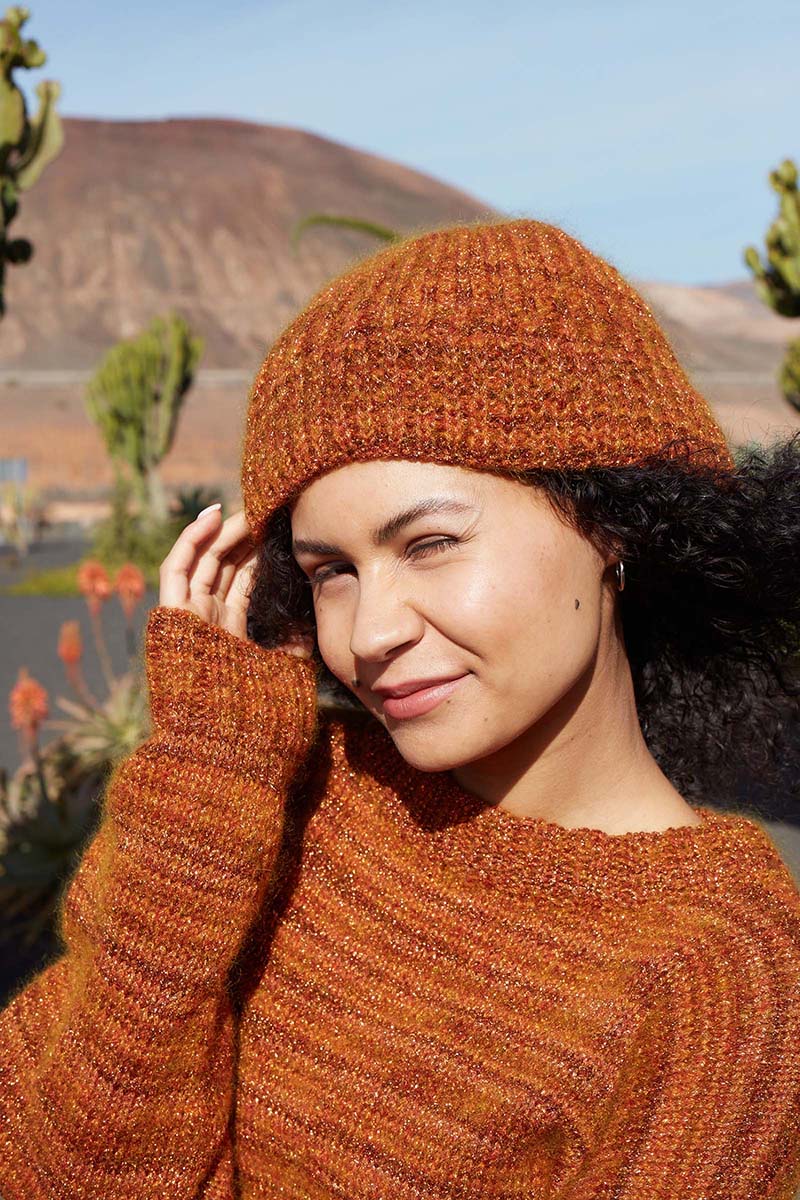 Strickset Mütze Aus Honor Von Lang Yarns 2 Strickset Mütze Aus Honor Von Lang Yarns – Bild 2