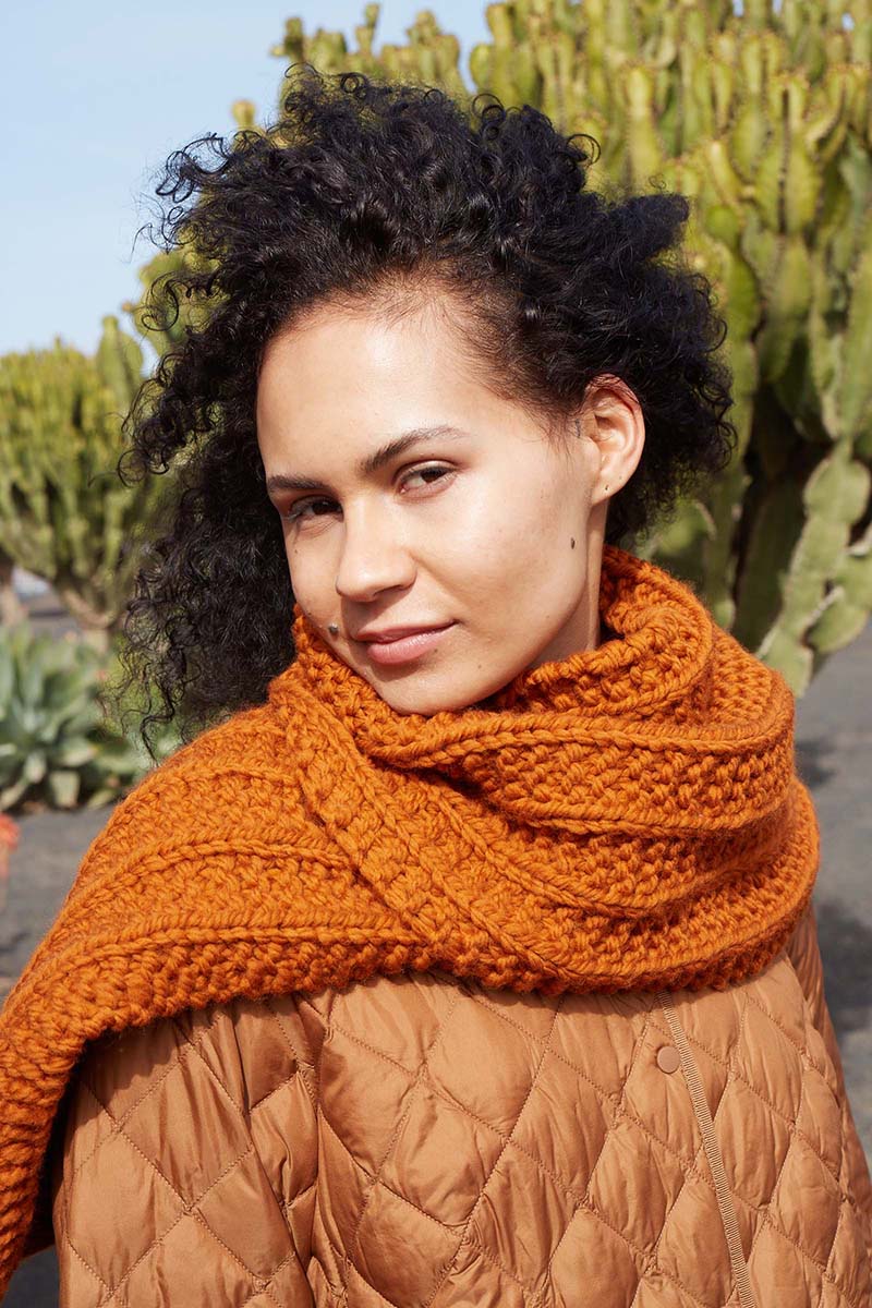 Strickset Schal Aus Fire Von Lang Yarns 3 Strickset Schal Aus Fire Von Lang Yarns – Bild 3