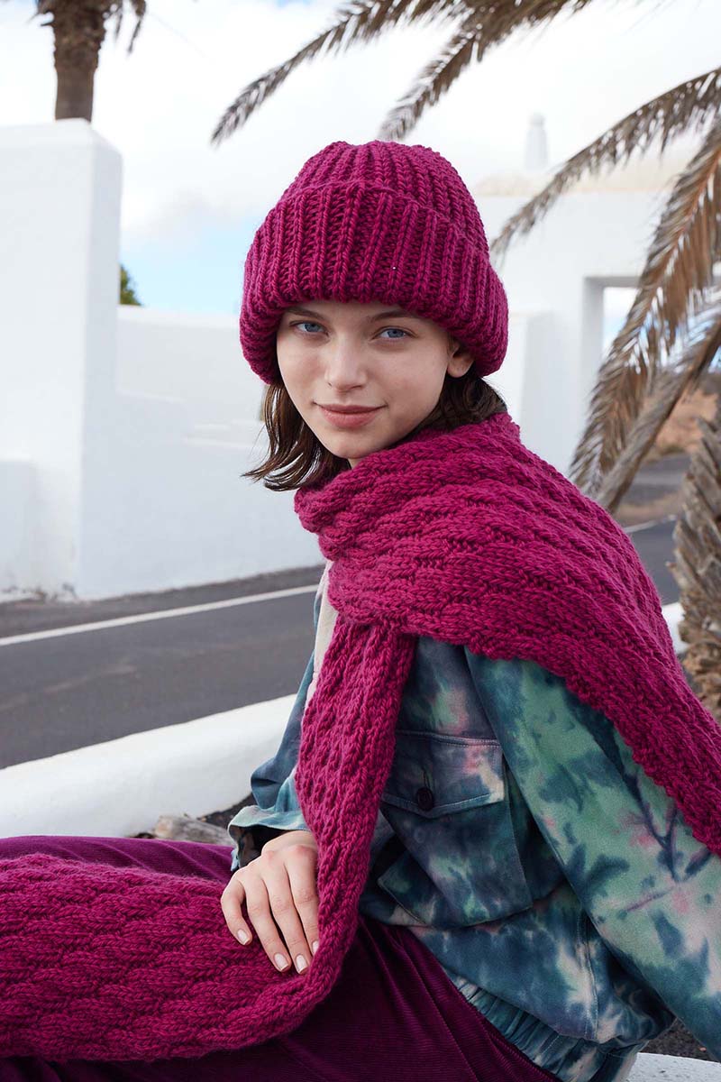 Strickset Mütze Aus Glory Von Lang Yarns 2 Strickset Mütze Aus Glory Von Lang Yarns – Bild 2