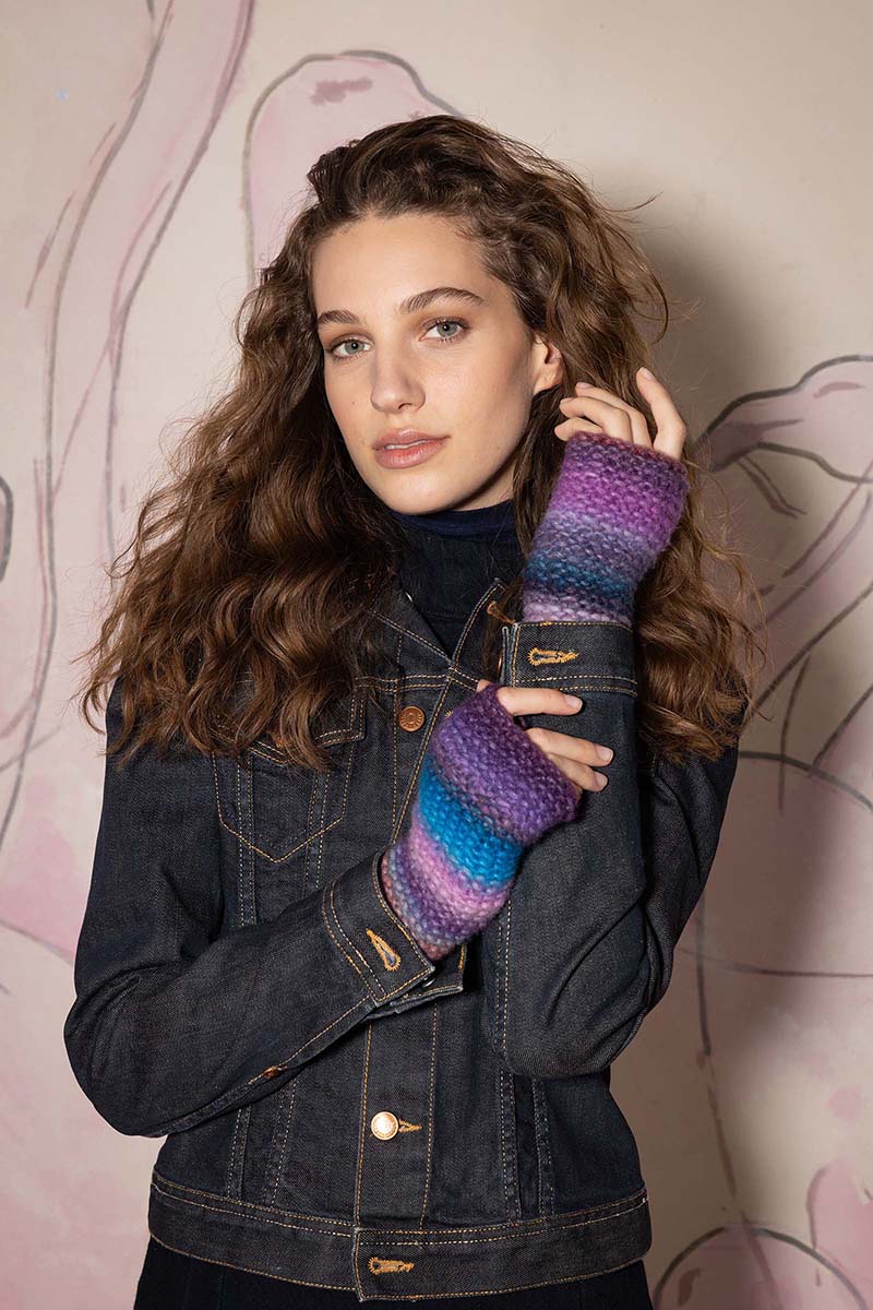 Strickset Pulswärmer Aus Cloud Von Lang Yarns 1 Strickset Pulswärmer Aus Cloud Von Lang Yarns