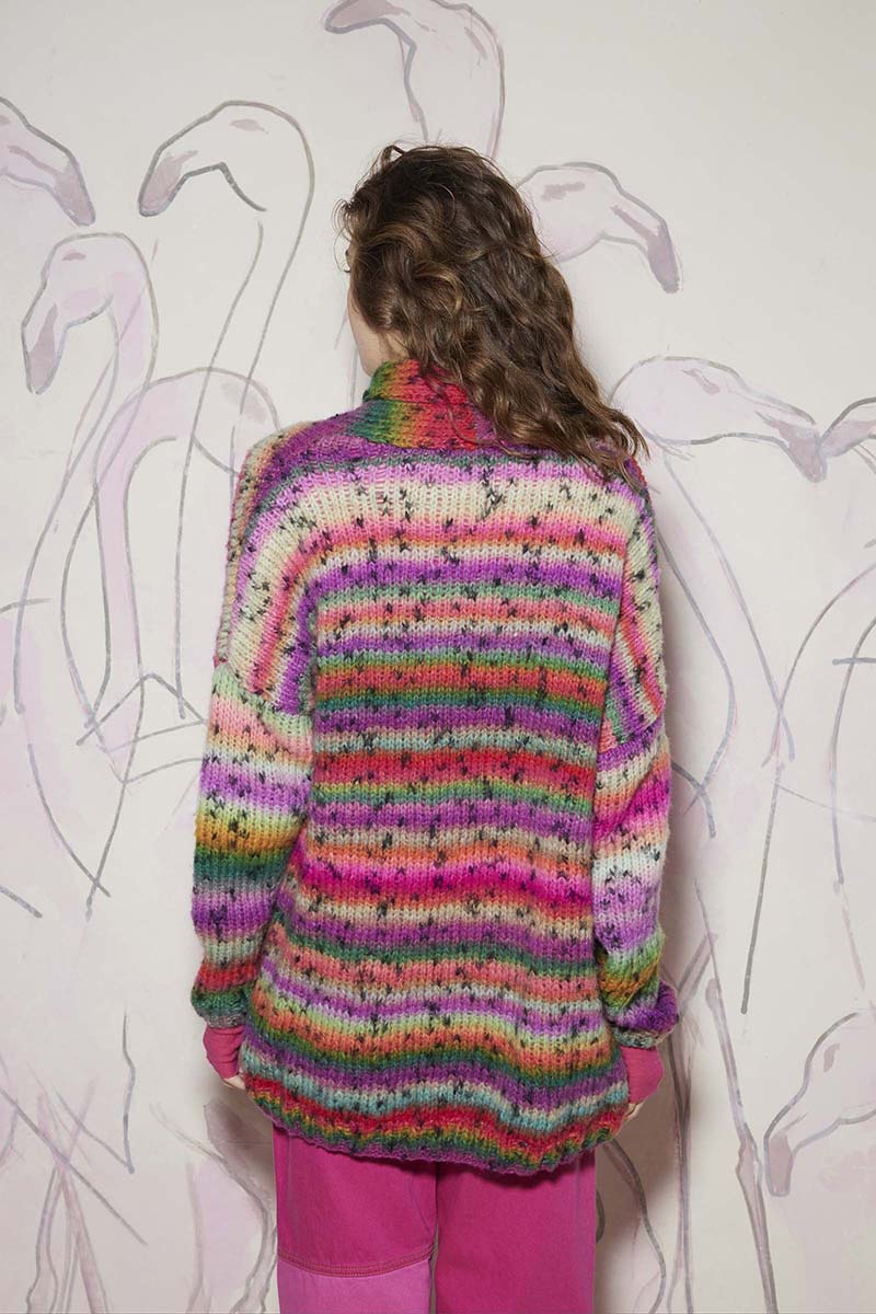 Strickset Jacke Aus Cloud Tweed Von Lang Yarns 4 Strickset Jacke Aus Cloud Tweed Von Lang Yarns – Bild 4
