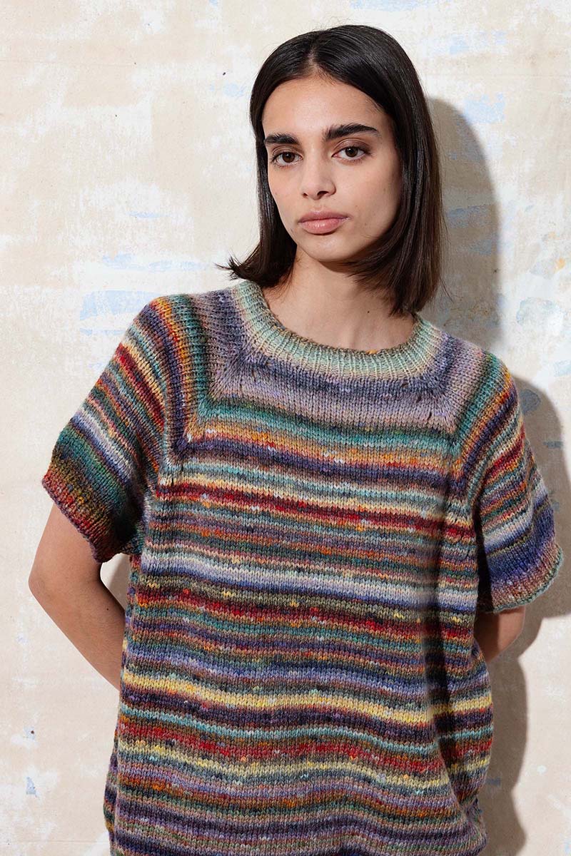 Strickset Pullover Top Down Aus Magnolia Von Lang Yarns 2 Strickset Pullover Top Down Aus Magnolia Von Lang Yarns – Bild 2