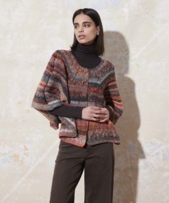 Strickset Capejacke Gehäkelt Aus Magnolia Von Lang Yarns – Bild 3