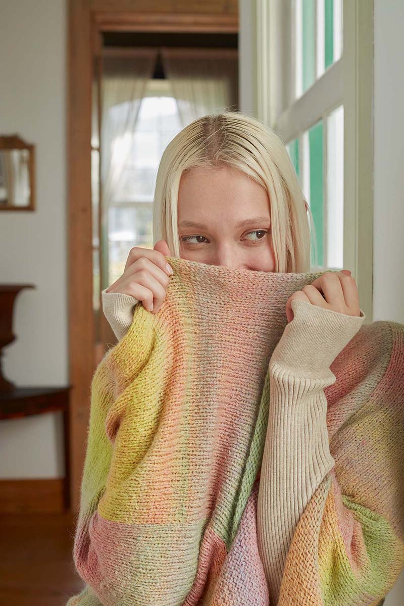 Strickset Poncho Aus Harmony Von Lang Yarns 2 Strickset Poncho Aus Harmony Von Lang Yarns – Bild 2