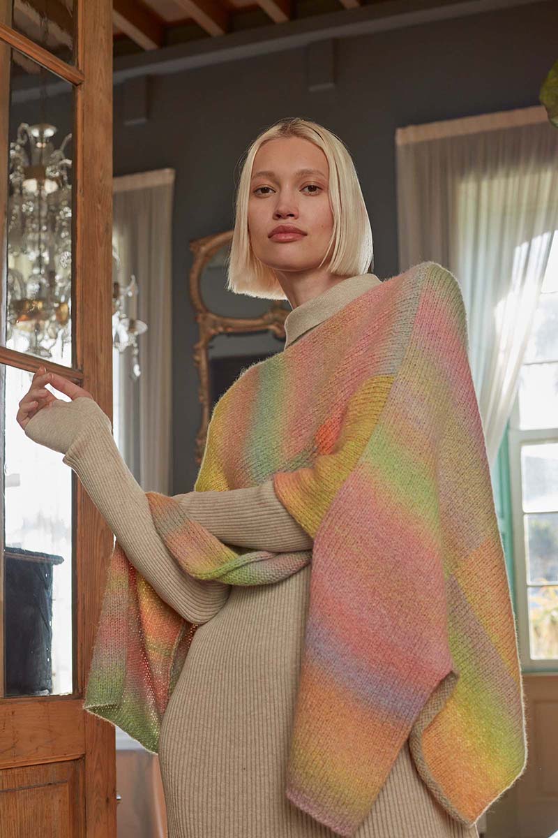 Strickset Poncho Aus Harmony Von Lang Yarns 1 Strickset Poncho Aus Harmony Von Lang Yarns