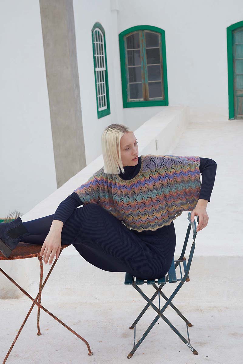 Strickset Kurzer Pullover Aus Harmony Von Lang Yarns 2 Strickset Kurzer Pullover Aus Harmony Von Lang Yarns – Bild 2