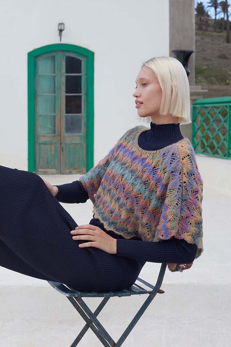 Strickset Kurzer Pullover Aus Harmony Von Lang Yarns 1 Strickset Kurzer Pullover Aus Harmony Von Lang Yarns