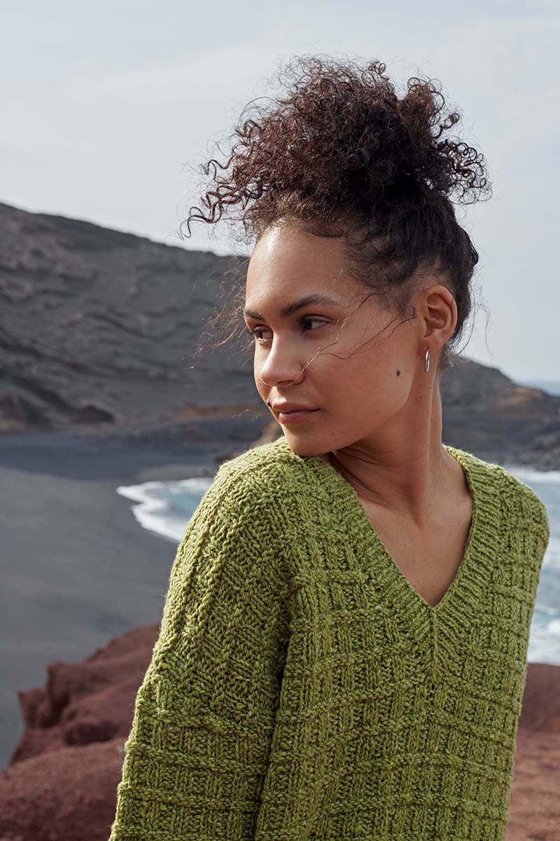 Strickset Pullover Aus Donegal Tweed+ Von Lang Yarns 2 Strickset Pullover Aus Donegal Tweed+ Von Lang Yarns – Bild 2