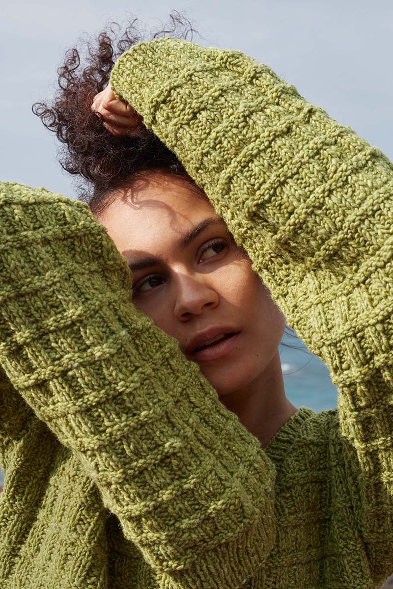 Strickset Pullover Aus Donegal Tweed+ Von Lang Yarns 3 Strickset Pullover Aus Donegal Tweed+ Von Lang Yarns – Bild 3