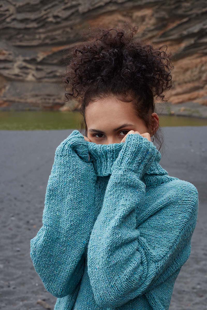 Strickset Pullover Aus Donegal Tweed+ Von Lang Yarns 3 Strickset Pullover Aus Donegal Tweed+ Von Lang Yarns – Bild 3