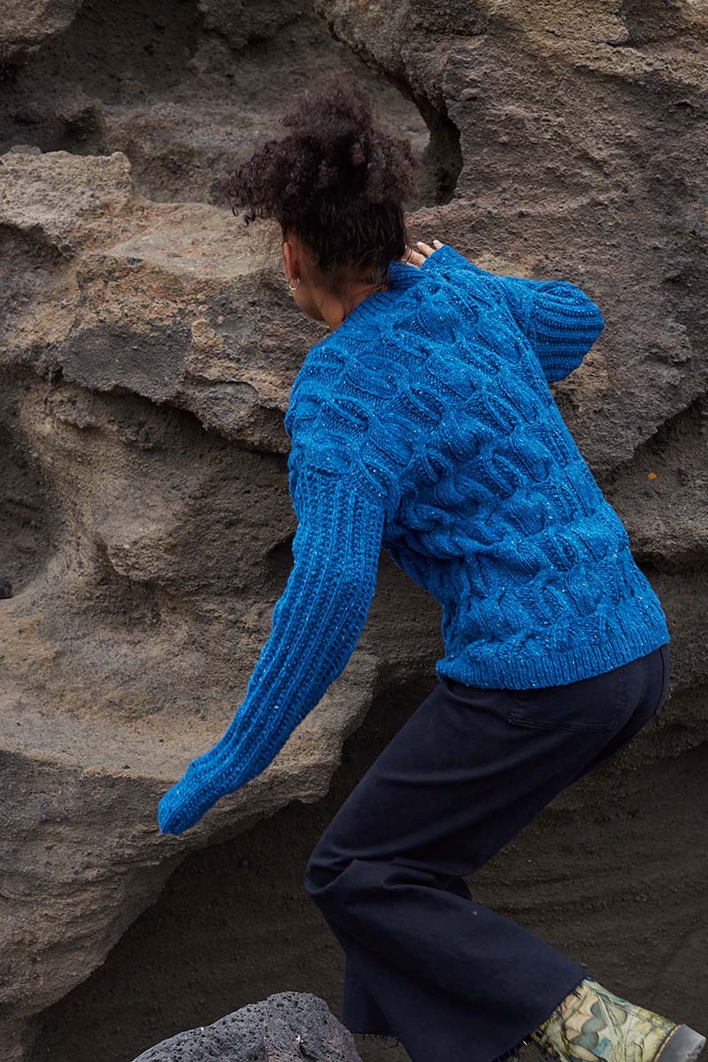 Strickset Pullover Aus Donegal Tweed+ Von Lang Yarns 2 Strickset Pullover Aus Donegal Tweed+ Von Lang Yarns – Bild 2