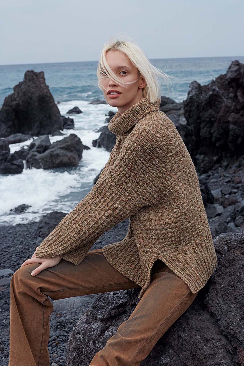 Strickset Pullover Aus Donegal Tweed+ Von Lang Yarns 1 Strickset Pullover Aus Donegal Tweed+ Von Lang Yarns