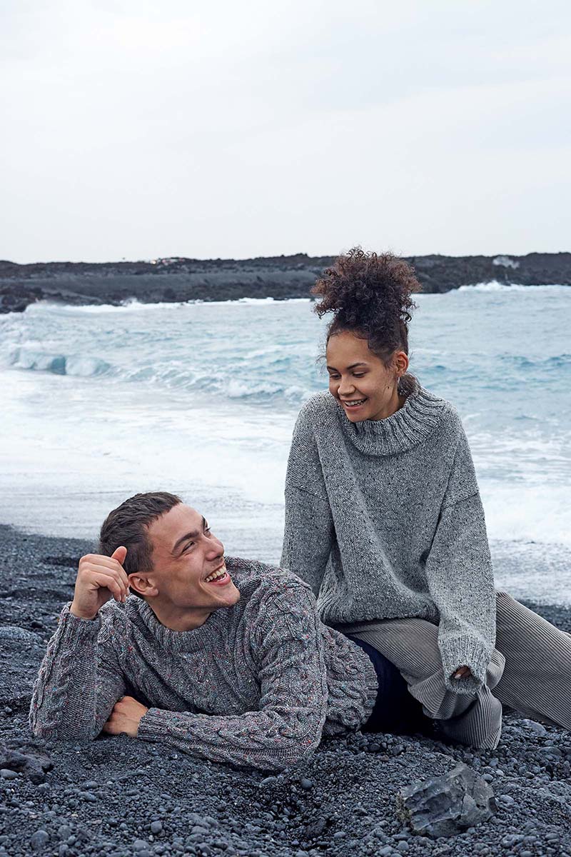 Strickset Pullover Unisex Aus Donegal Tweed+ Von Lang Yarns 4 Strickset Pullover Unisex Aus Donegal Tweed+ Von Lang Yarns – Bild 4