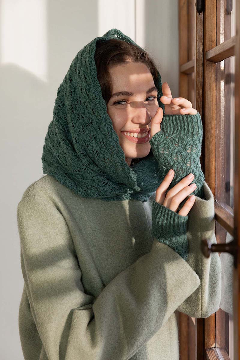 Strickset Loop Aus Cashmere Lace Von Lang Yarns 1 Strickset Loop Aus Cashmere Lace Von Lang Yarns