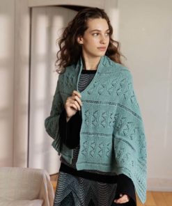 Strickset Stola Aus Cashmere Lace Von Lang Yarns 5 Strickset Stola Aus Cashmere Lace Von Lang Yarns – Bild 2