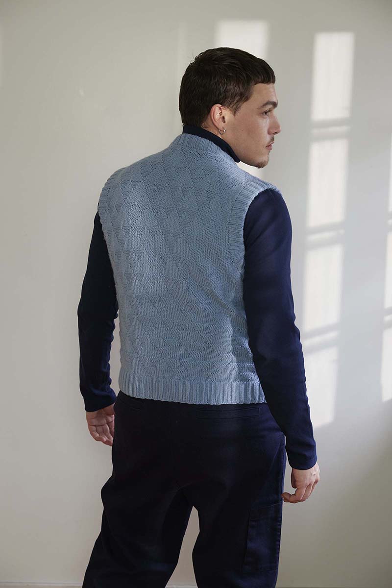 Strickset Pullunder Unisex Aus Cashmere Premium Von Lang Yarns 3 Strickset Pullunder Unisex Aus Cashmere Premium Von Lang Yarns – Bild 3