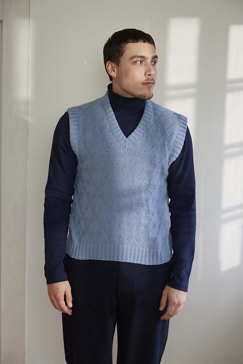 Strickset Pullunder Unisex Aus Cashmere Premium Von Lang Yarns 4 Strickset Pullunder Unisex Aus Cashmere Premium Von Lang Yarns – Bild 4