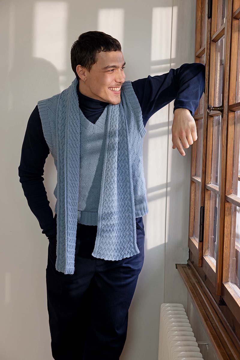 Strickset Schal Aus Cashmere Premium Von Lang Yarns 2 Strickset Schal Aus Cashmere Premium Von Lang Yarns – Bild 2