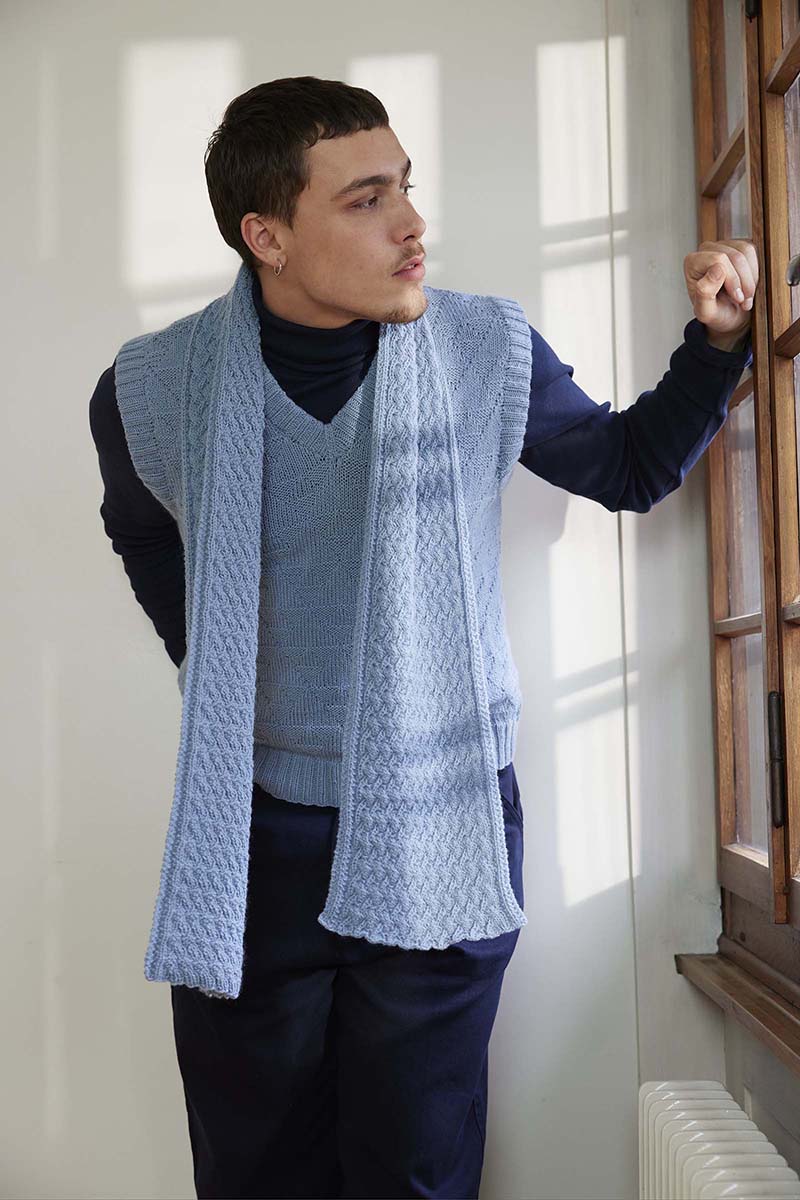 Strickset Schal Aus Cashmere Premium Von Lang Yarns 3 Strickset Schal Aus Cashmere Premium Von Lang Yarns – Bild 3